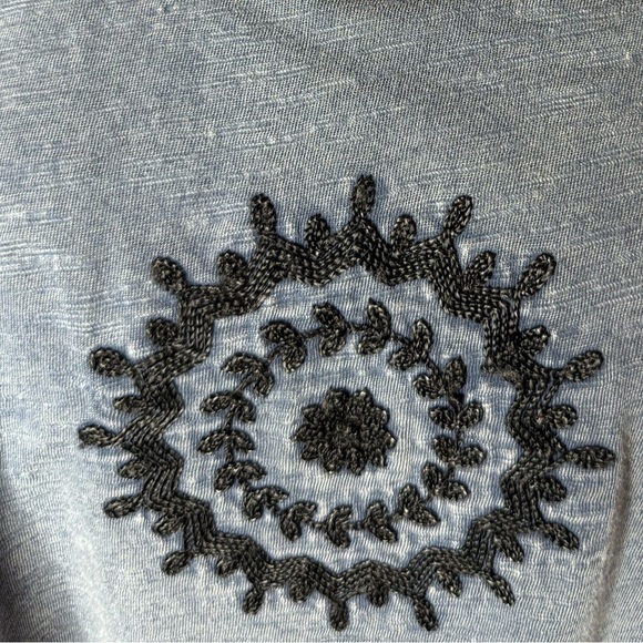 Lucky Brand Gray Black Short Sleeve Relaxed Tee size Large - Picture 10 of 11